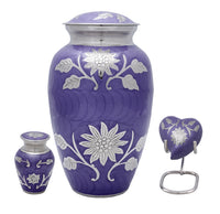 Bouquet Series - Purple Sunflower Cremation Urn - IUCL143
