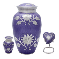 Bouquet Series - Purple Sunflower Cremation Urn - IUCL143