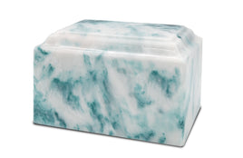 Teal Onyx Marble Urn - IUCM502