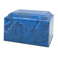 Egyptian Blue Grace Cultured Marble Urn - IUCM802