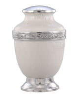 Virile Banded Ivory Cremation Urn - IUET145