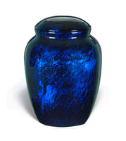 Classy Series - Fiberglass Cremation Urn, Blue - IUFG100
