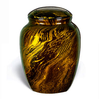 Classy Series - Fiberglass Cremation Urn, Gold - IUFG101