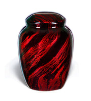Classy Series - Fiberglass Cremation Urn, Red - IUFG102
