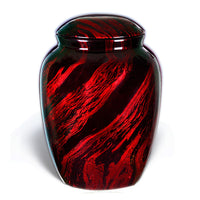 Classy Series - Fiberglass Cremation Urn, Red - IUFG102