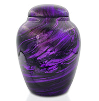 Classy Series - Fiberglass Cremation Urn, Purple - IUFG106