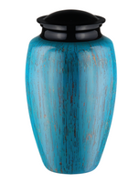 Classy Series - Classic Sapphire Fiberglass Cremation Urn, Blue - IUFG108