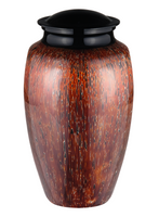 Classy Series - Classic Tawny Fiberglass Cremation Urn, Brown - IUFG109