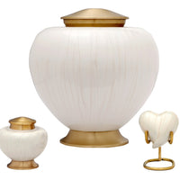 IMPERFECT - Baroque Pearl Cremation Urn - IUFH107 - NON-RETURNABLE