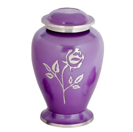 Scratch & Dent Purple Rose Urn