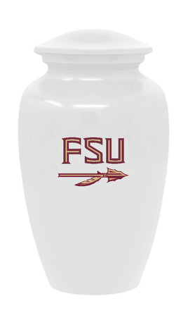 Fan Series - Florida State University Seminoles White Memorial Cremation Urn - IUFLST101
