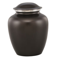 Custom Engraved Charcoal Elite Grace Cremation Urn - IUGR100