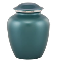 Custom Engraved Teal Elite Grace Cremation Urn - IUGR200