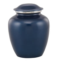 Custom Engraved Ultramarine Elite Grace Cremation Urn - IUGR400