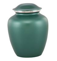 Custom Engraved Green Elite Grace Cremation Urn - IUGR600