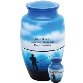 Hand Painted Fisherman - IUHP116