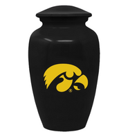 Fan Series - University of Iowa Hawkeyes Black Memorial Cremation Urn - IUIOWA101