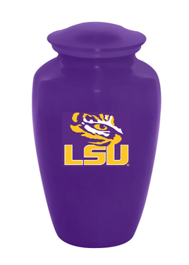 Fan Series - Louisiana State University Tiger Eye Purple Memorial Cremation Urn - IULSU103