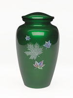 Exquisite Series - Mother of Pearl Leaves on Green - IUME108
