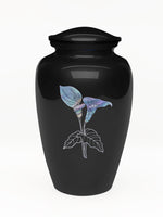 Exquisite Series - Mother of Pearl Lily on Black - IUME111-Black