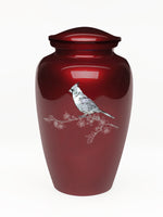 Exquisite Series - Mother of Pearl Cardinal on Red - IUME114