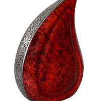 Tender Teardrop Cremation Urn - Red - IUMS168