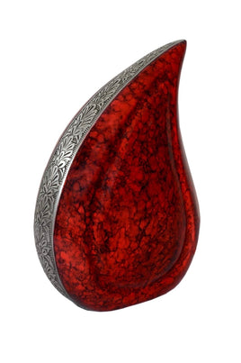 Tender Teardrop Cremation Urn - Red - IUMS168