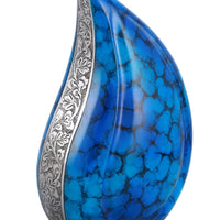 Tender Teardrop Cremation Urn - Blue - IUMS169
