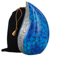 Tender Teardrop Cremation Urn - Blue - IUMS169