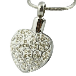 Crystal Heart Pendant - IUPN107