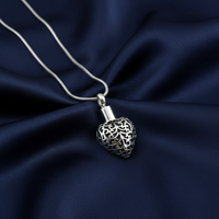Black Art Heart Pendant - IUPN125