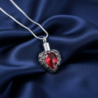 Ruby Angel Winged Pendant - IUPN183