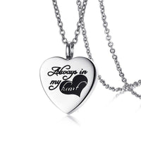 "Always in my Heart" Heart Shaped Pendant - IUPN217