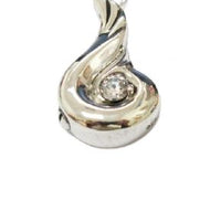 Silver Elegant Swan Cremation Jewelry - IUSPN103