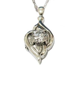 Silver Diamond Jewelry - IUSPN104