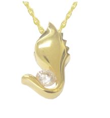 Gold Plated Silver Diamond Wings Jewelry - IUSPN106-G