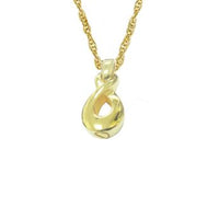 Gold Plated Silver Infinity Jewelry - IUSPN108-G