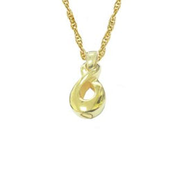 Gold Plated Silver Infinity Jewelry - IUSPN108-G