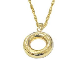 Gold Plated Silver Circle Of Love Jewelry - IUSPN110-G