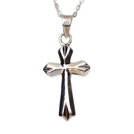 Silver Elegant Cross Jewelry - IUSPN112