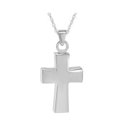 Silver Polished Cross Jewelry - IUSPN115