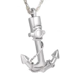 Silver Anchor Pendant - IUSPN118