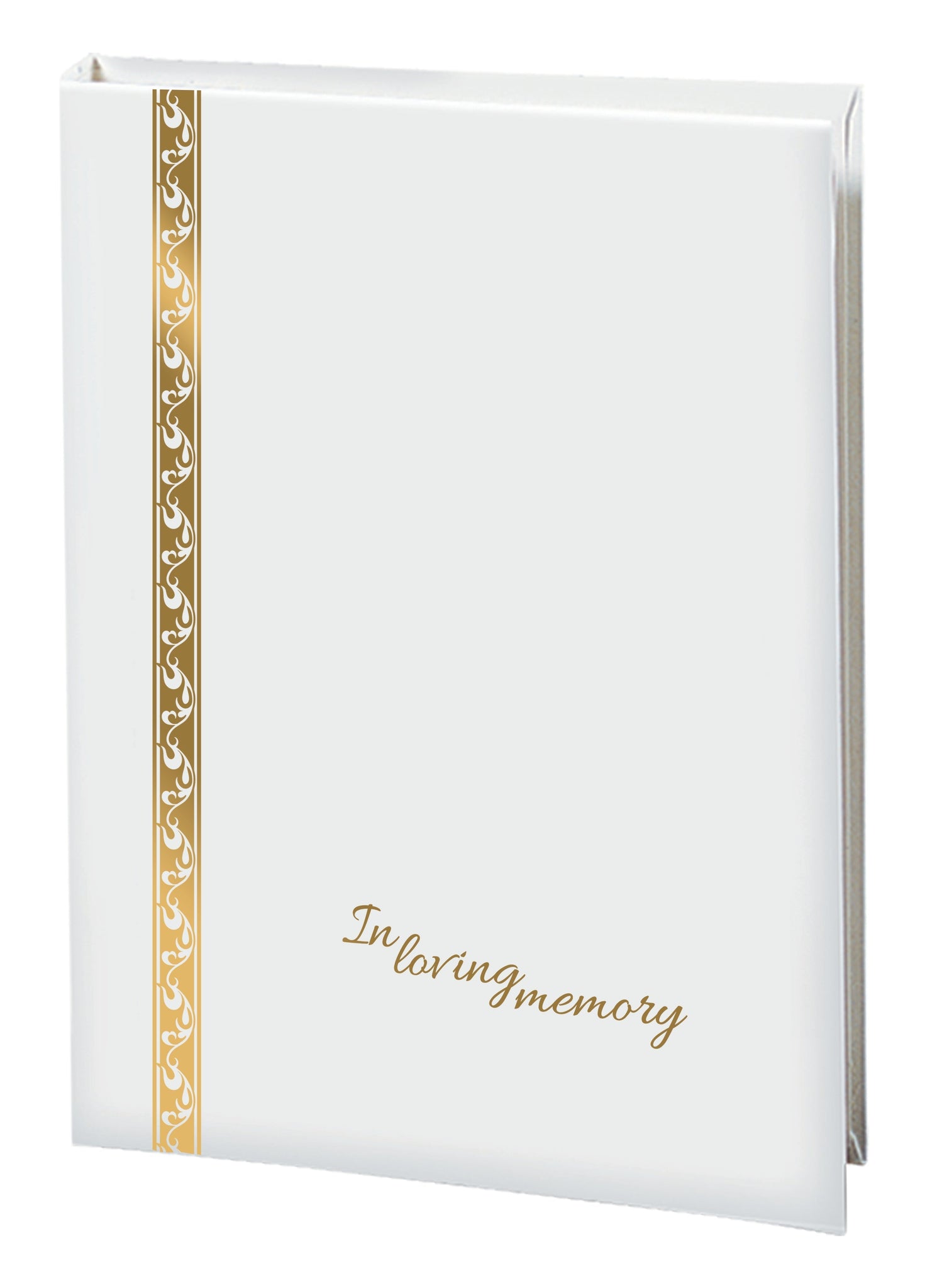 In Memory Scroll Imperial Scroll & In Loving Memory Memorial Guest Book -6 Ring-STGR104 ...