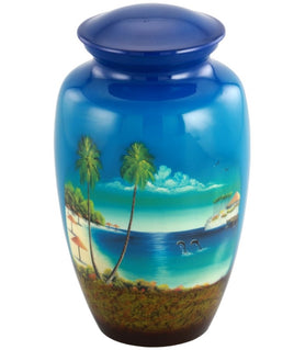 Scratch & Dent Beach Theme Urn - IUTM122-U