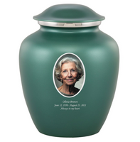 Elite Custom Photo Urn - IUUVP100-GREEN