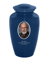 Classic Custom Photo Urn - IUUVP200-Blue