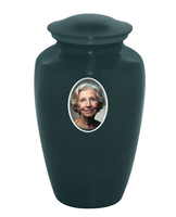 Classic Custom Photo Urn - IUUVP200-Green