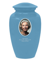 Classic Custom Photo Urn - IUUVP200-LightBlue