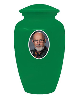 Classic Custom Photo Urn - IUUVP200-LightGreen