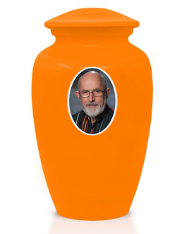 Classic Custom Photo Urn - IUUVP200-LightOrange